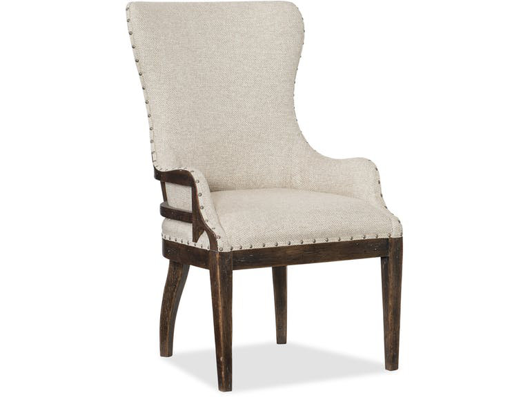 Hooker Furniture Upholstered Wingback Arm Chair in Cream Wayfair.ca